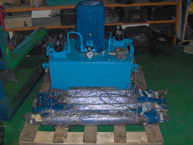 10 HP Dual Stage Power Pack With Cylinders