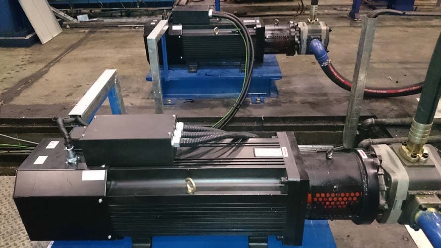 160 HP Servo Twin Motors Driven System